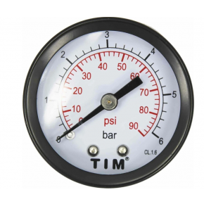 Манометр аксиального подключения 1/4