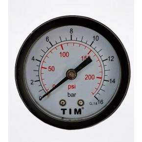 Манометр аксиального подключения 1/4