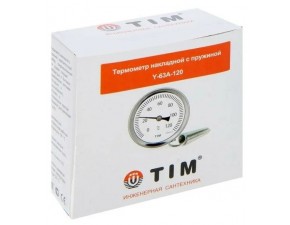 Термометр накладной с пружиной 1/4" (0-120*С) - фото - 3