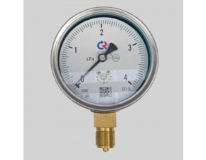 Манометр КМ-22Р 0-4 кПа кл.т.1,5 М20х1,5 - фото - 1