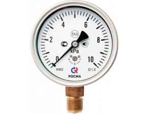 Манометр КМ-22Р 0-6 кПа М20х1,5 - фото - 1