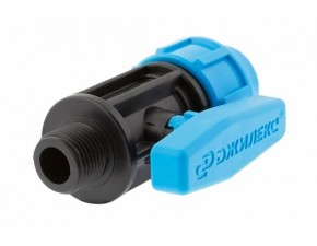 Кран шаровой ПНД 20х1/2" Нр (Джилекс) - фото - 2