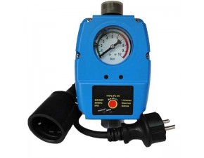 Регулятор давл. элекр. "Vodotok" ЭДД-59-Р (1,1квт, D 1", старт-1,6 бар, каб вилк+каб с роз,манометр) - фото - 1