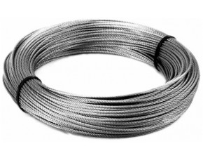 Трос 4мм нерж. сталь (бухта 250м) - 1 Трос 4мм нерж. сталь (бухта 250м) - фото - 1