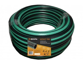 Шланг поливочный ПВХ, трёхслойный армированный 3/4, 15м (зелёный) Вихрь 73/7/2/9 - 3 Шланг поливочный ПВХ, трёхслойный армированный 3/4, 15м (зелёный) Вихрь 73/7/2/9 - фото - 3