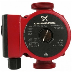 Насос циркуляционный GRUNDFOS UPS 25-40-130 - фото - 4