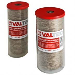 Нить сантехническая льняная VALTEC (110м) - фото - 1