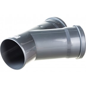 Тройник D110х110х45°, внутр - фото - 1