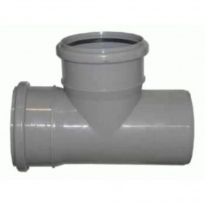 Тройник D110х110х90°, внутр - фото - 1
