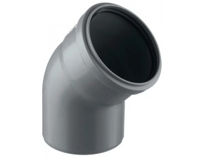 Отвод D110*45°, внутр - фото - 1