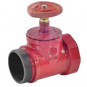 Клапан пожарный КПЧП 50-1 муфта-цапка (ВР/НР) - фото - 1