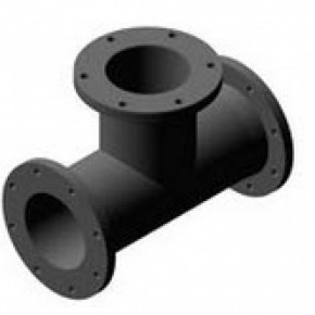 Тройник фланцевый ТФ 150х150 сталь - фото - 1