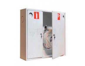 Шкаф пожарный ШПК-02 (ШПК-315) НЗБ (навесной, закрытый, белый) - фото - 1