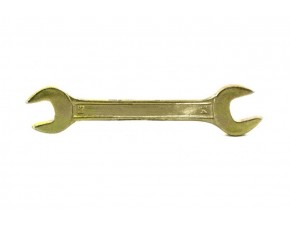Ключ рожковый,13 х 14 мм,желтый цинк//Сибртех - фото - 1