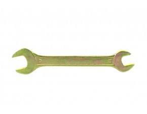 Ключ рожковый,13 х 17 мм,желтый цинк//Сибртех - фото - 1