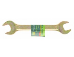 Ключ рожковый,14 х 15 мм,желтый цинк//Сибртех - фото - 2