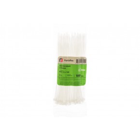 Стяжки нейлоновые КСС 3*150 (б) (100шт) (Fortisflex) - фото - 1
