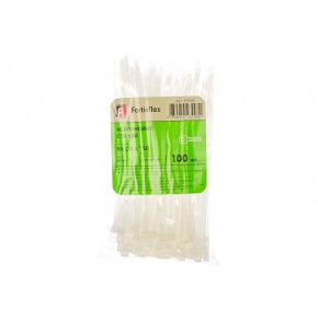 Стяжки нейлоновые КСС 4*150 (б) (100шт) (Fortisflex) - фото - 1