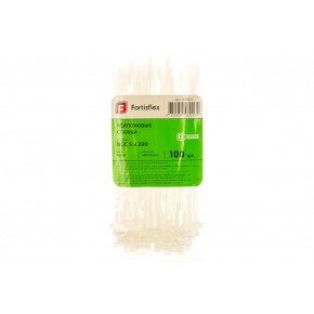 Стяжки нейлоновые КСС 5*200 (б) (100шт) (Fortisflex) - фото - 3
