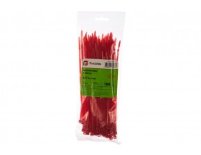 Стяжки нейлоновые КСС 4*200 (кр) (100шт) (Fortisflex) - фото - 3