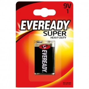 Батарейка SUPER HD 9V /1шт EVEREADY - фото - 1