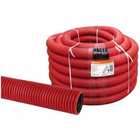Гофра 40 красная (под МП 26) бухта 20м - фото - 1