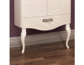 Ножки фигурные белые"Венеция"комплект 2 шт - фото - 1