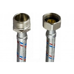 Гибкая подводка д/смесителя короткий штуцер 1200 - фото - 1