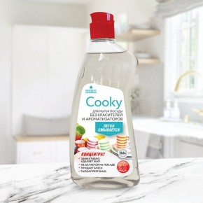 Cooky гель для мытья посуды вручную.Без запаха.Концентрат 1 л - фото - 1