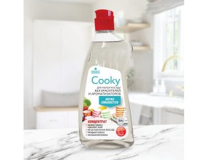 Cooky гель для мытья посуды вручную.Без запаха.Концентрат 1 л - фото - 1