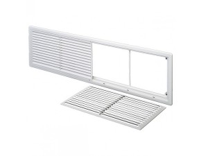 Решетка с наклонными жалюзи 11*22 - фото - 1