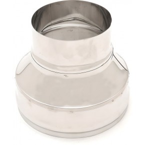 Переходник с конусом 150 х 120 , AISI 430 0.50 - фото - 1