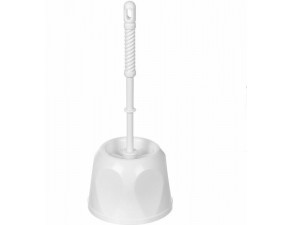 Ершик для унитаза МУЛЬТИПЛАСТИК, белый - фото - 1