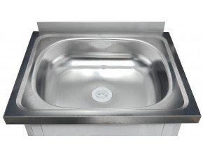 Умывальник "Весна" с ЭВН (ламиниров.тумба нерж,мойка 40*50),бак 17 л - фото - 2