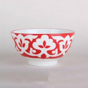 Пиала красная 11 см - фото - 1