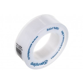 Лента ФУМ PTFE 10мм х 0,075мм х 8м катушка, среда :вода - фото - 1