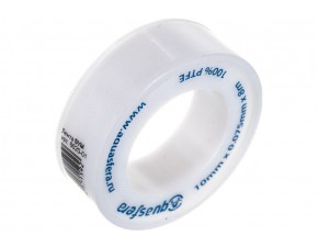 Лента ФУМ PTFE 10мм х 0,075мм х 8м катушка, среда :вода - фото - 1