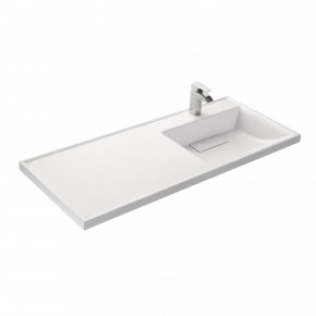 Раковина Лондри 120 белая (чаша справа) - фото - 3