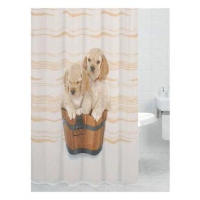 Штора для ванн Bath print DOG TWNS (собачки) 180*200 - фото - 1