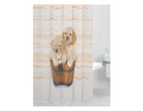 Штора для ванн Bath print DOG TWNS (собачки) 180*200 - фото - 1