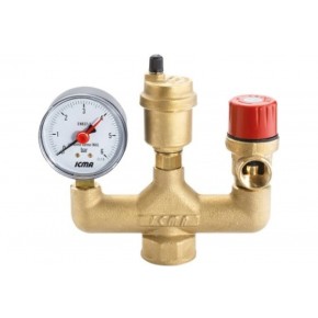 Арт. GS02 Группа безопасности котла ICMA GS02/91GS02OO20 Стандарт - фото - 2