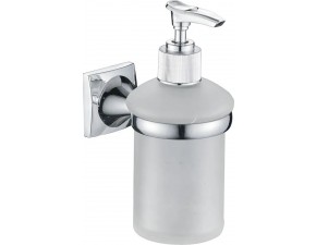 HB8527Дозатор для жид.мылп матовое стекло - фото - 2