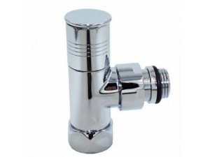 Кран для углового соед. (круг,хром) вн/нар 3/4" х 1/2" - фото - 2