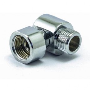 Соединение угловое с накидной гайкой 1/2х 1/2 - фото - 1