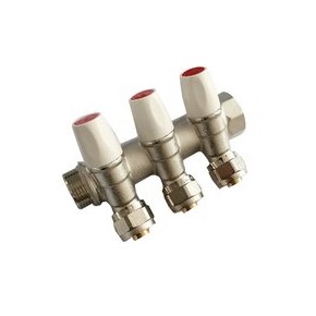 Коллектор регул.под 45* ,3 вых 1