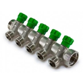 Коллектор регул.под 45* ,5 вых 1