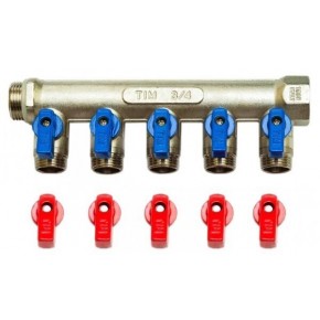 Коллектор никелиров. 5 вых 3/4