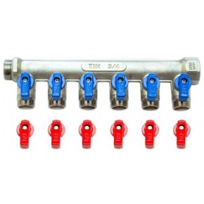 Коллектор никелиров. 6 вых 3/4