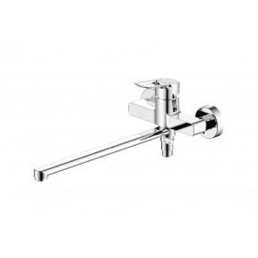 Смеситель для ванны с длинным изливом IDDIS Spin SPISBL2i10WA - фото - 3