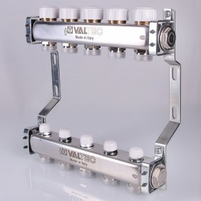 VT.582.EMNX Коллекторный блок из нерж. стали с регул. и баланс. клап-ми 8 вых 1